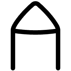 Stylus Tip Vertical Icon from Plump Line Set