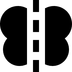 Symmetry Mirror 1 Icon from Sharp Solid Set