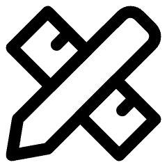 Tools Design Services Icon from Core Line Set