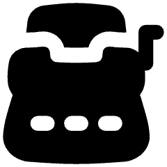 Typewriter Icon from Flex Solid Set