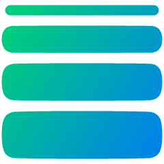 Vector Stroke Weight Icon from Plump Gradient Set