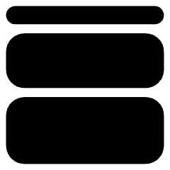 Vector Stroke Weight Icon from Core Solid Set