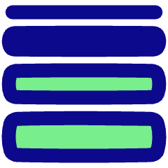 Vector Stroke Weight Icon from Plump Pop Set