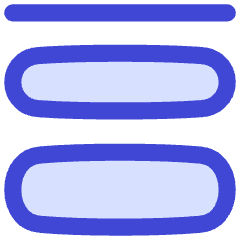 Vector Stroke Weight Icon from Flex Duo Set