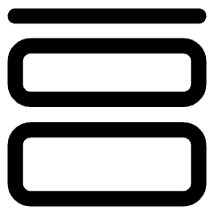 Vector Stroke Weight Icon from Core Line Set