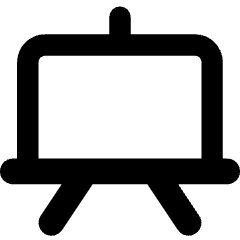 White Board Icon from Core Remix Set