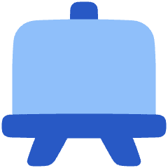 White Board Icon from Plump Flat Set
