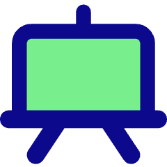 White Board Icon from Core Pop Set