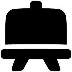 White Board Icon from Plump Solid Set