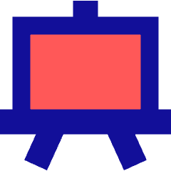 White Board Icon from Sharp Pop Set