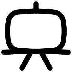 White Board Icon from Flex Line Set