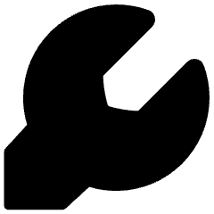 Wrench Head Diagonal Icon from Plump Solid Set