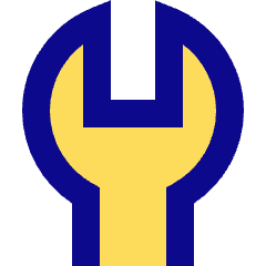 Wrench Head Vertical Icon from Sharp Pop Set