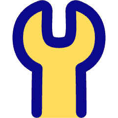 Wrench Head Vertical Icon from Flex Pop Set