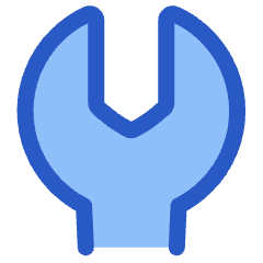 Wrench Head Vertical Icon from Plump Duo Set