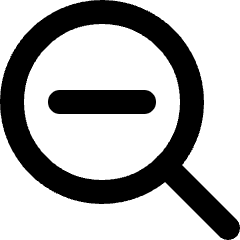 Zoom Out Icon from Micro Line Set