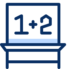 Math Blackboard Icon from Cyber Duotone Set