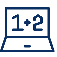 Online Study Math Icon from Cyber Line Set