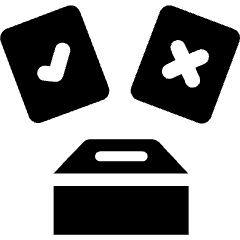 Election Ballot Box 4 Icon from Ultimate Bold Set