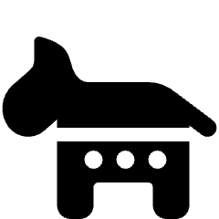 Election Democrat Icon from Ultimate Bold Set