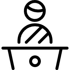 Election Politician Podium Man Icon from Ultimate Light Set