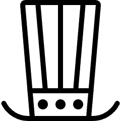 Election Tall Hat Icon from Ultimate Light Set