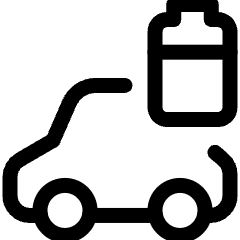 Car Battery Icon from Ultimate Regular Set