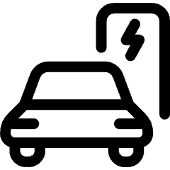 Charging E Car 2 Icon from Ultimate Regular Set