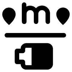 E Car Battery Driving Length 1 Icon from Ultimate Bold Set