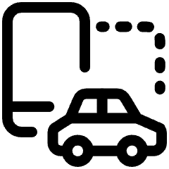 E Car Connection Icon from Ultimate Regular Set