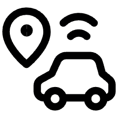 E Car Location Finding Icon from Ultimate Regular Set