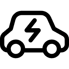 Electic Car 1 Icon from Ultimate Regular Set