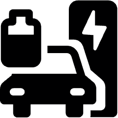 Solar Charging Car 2 Icon from Ultimate Bold Set