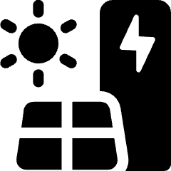 Solar Charging Car 3 Icon from Ultimate Bold Set