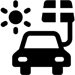 Solar Power Car 2 Icon from Ultimate Bold Set