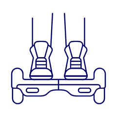 Hoverboard Illustration from UX Line Set