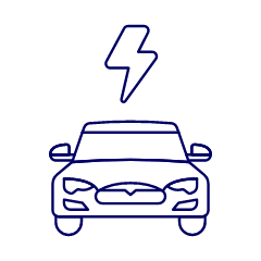 E Car 3 Illustration from UX Line Set