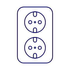 Female Plug Illustration from UX Line Set