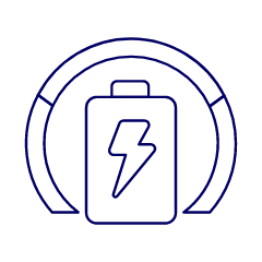 Power Usage Pie Illustration from UX Line Set