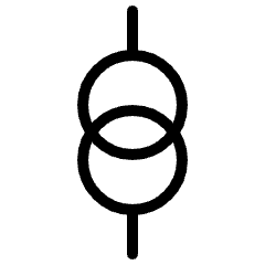 Electric Transformer Symbol Icon from Ultimate Light Set