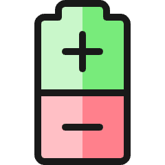 Electronics Battery Icon from Ultimate Colors Set