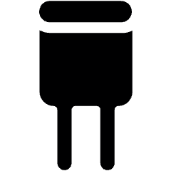 Electronics Capacitor 2 Icon from Ultimate Bold Set