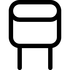 Electronics Capacitor 2 Icon from Ultimate Regular Set