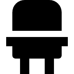 Electronics Capacitor Icon from Nova Solid Set