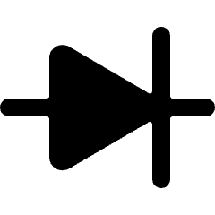 Electronics Diode Icon from Ultimate Bold Set