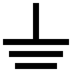 Electronics Ground Icon from Nova Line Set