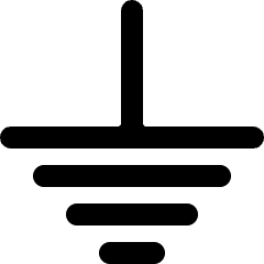 Electronics Ground Icon from Ultimate Bold Set