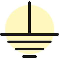 Electronics Ground Icon from Ultimate Colors Set