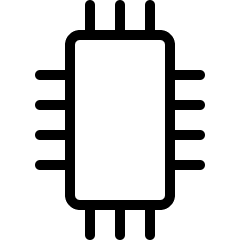 Electronics Integrated Circuit Icon from Ultimate Light Set