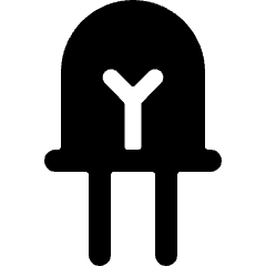 Electronics LED Light Icon from Ultimate Bold Set